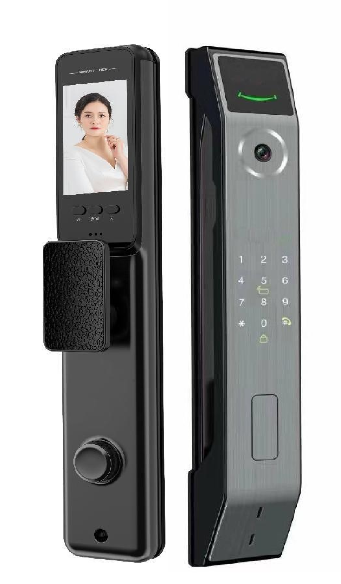 ZM-01 Smart Finger Vein Camera Door Lock | Remote App Control, Video Intercom