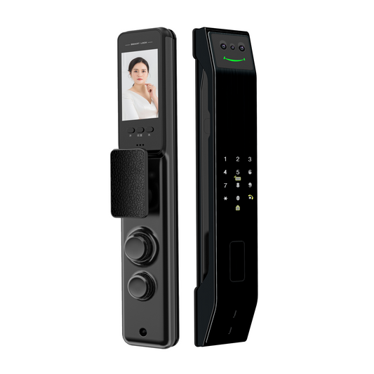 ZM-02 Smart 3D Face & Finger Vein Recognition Door Lock | Remote App Control & Video Intercom